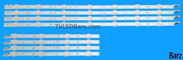(Used) Original Full LED Backlight Array Samsung 43″ GJ043BGA-B1 GJ043BGA-B2 BN96-36336A + BN96-36337A UE43J5 8pcs BZ223601
