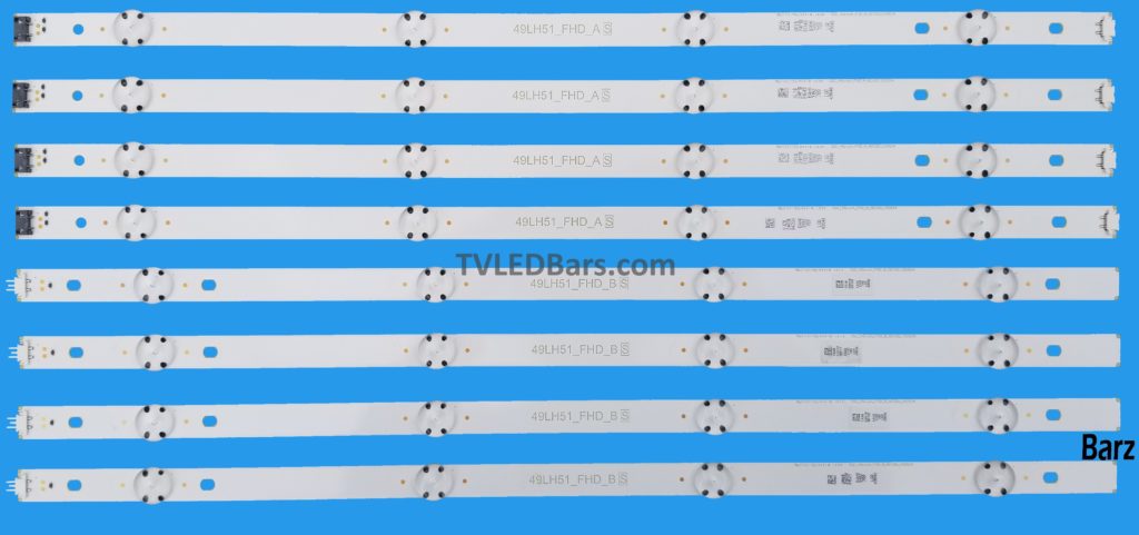 LED Backlight Array LG AGF79046001 AGF79048101 AGF79082501 49" HC490DUN ...