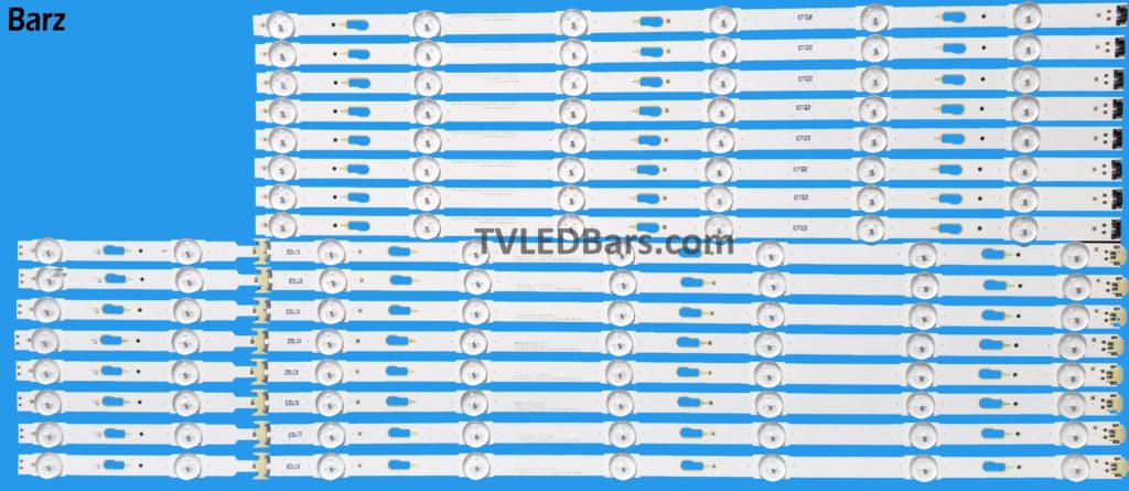Barre LED Retroilluminazione Per TV Samsung V5DU-600DCA-R1 BN96-39663A - Kit Compatibile