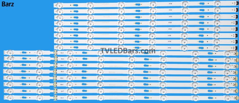 LED Backlight Array Samsung BN96-39665A + BN96-39666A 65" V5DU-650DCA ...