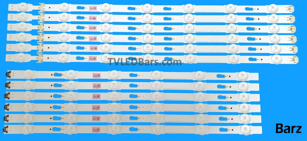 Barz LED Backlight Array Samsung BN96-34795A + BN96-34796A 50" V5DU ...