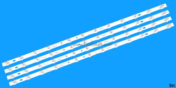 Barz LED Backlight Array TCL 65RP620K 65P618 LVU650NDEL CS9W15 V1 V2 4C-LB6512-ZM05J GIC65LB105_3030F2.1D_V0.7 4pcs