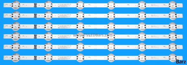 LED Backlight Array LG 50UP81006LA 50UQ80006LB 50UQ81006LB AGF30112001 AGF30112005 AGF30112003 50" HC500DQG-VCDA1 -SLDA1 SSC_Y21 Slim Trident 50UP80_S 6pcs