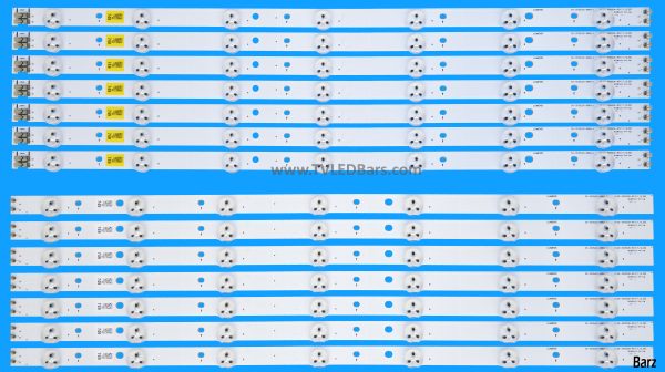 LED Backlight Array Samsung BN96-28331A + BN96-28330A 50" DE500BGM-C1 DE500BGA-V1 DE500CGM-C1 D1GE-500SCA-R1 + D1GE-500SCB-R1 14pcs