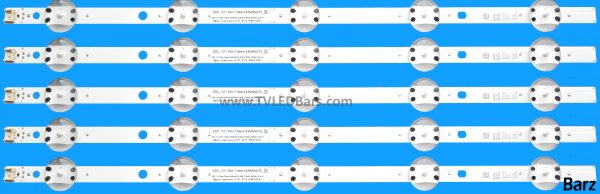 LED Backlight Array LG 43NANO766QA 43NANO756PA 43NANO796NE AGF30092305 AGF30092302 AGF30092304 43" HC430DQG-VKDAA -SLDAA -SLDAB 43NANO75 5pcs
