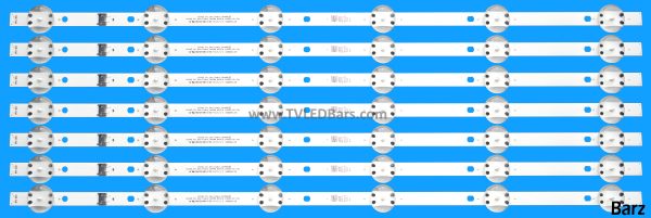LED Backlight Array LG 55UP81006LA 55UP81006LR 55UP80003LR AGF30110402 AGF30110401 55" HC550DQG-SLDA1 -ABDA1 -SLDAA SSC_Y21 SLIM TRIDENT_55UP80 7pcs