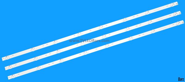 Barz LED Backlight Array Sharp 40BJ2K 40BJ3K 40BJ4K 40BJ5K 40AJ2K 40AJ6K 40BL5K 40BL2K 40" HOV40195-10Y -01Y -45Y -56Y HOV40196-36Y RF-AJ400016SS30-0801 3pcs