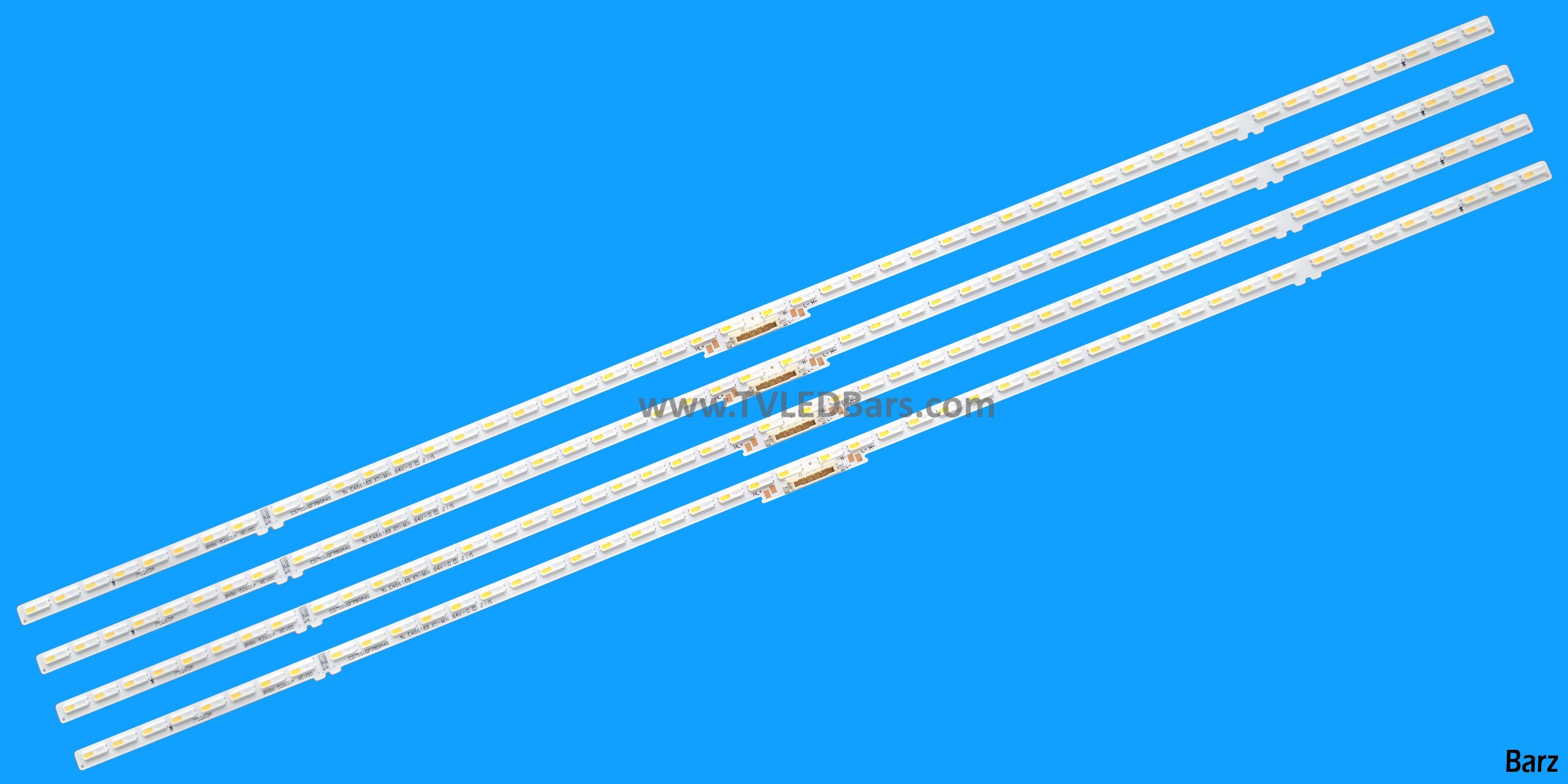 LED Backlight Array Samsung QE75Q70AAT QE75Q75AAT QE75Q65AAT QE75Q60AAT BN96-52601A 75" CY-QA075HGSV2H CY-QA075HGEV2H 75Q60A 4pcs