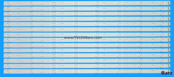 Barz LED Backlight Array Polaroid LE-60GD13H Sharp LC-60LE452U 60" T600D3-HA10-D01 VER:A4 TF60D08-ZC14F-02 14pcs