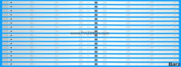 Barz LED Backlight Array Sony KD-85XH8096 KD-85X85J KD-85X89J YSAS085CNU02 LYX_LB8500H V0_00 LB8500B LB8500V 16pcs
