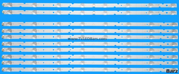 Barz LED Backlight Array TCL 65EP668 65EP668X1 65EP660 65" LVU650NDEL MD9W02 V4 CD9W10 V8  65D8-8X8EA-A-LX20190328 / TCL-65D8-3030-8X8EA-A-LX20190328.VER.2 10pcs